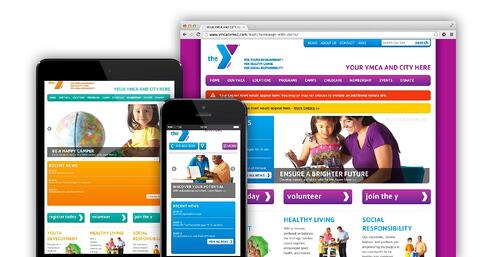 YMCA Responsive website